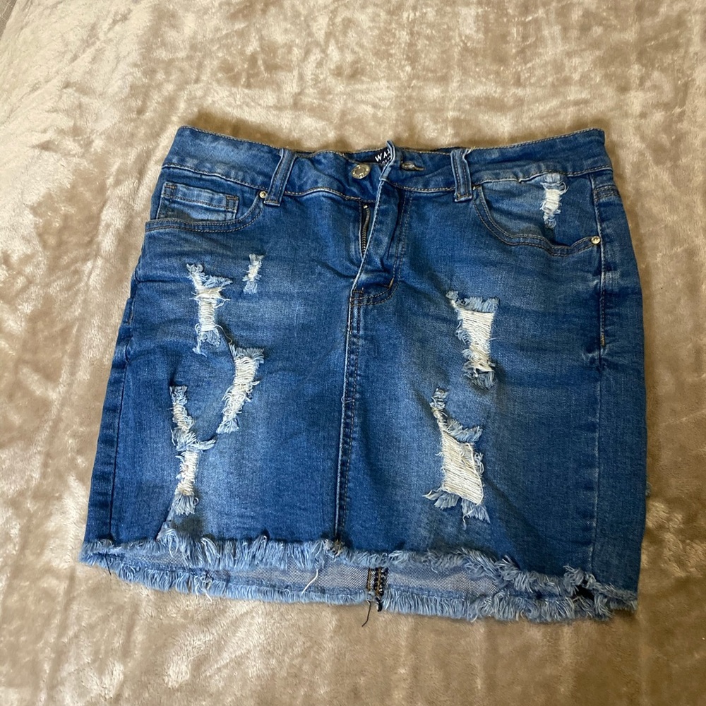 Denim skirt